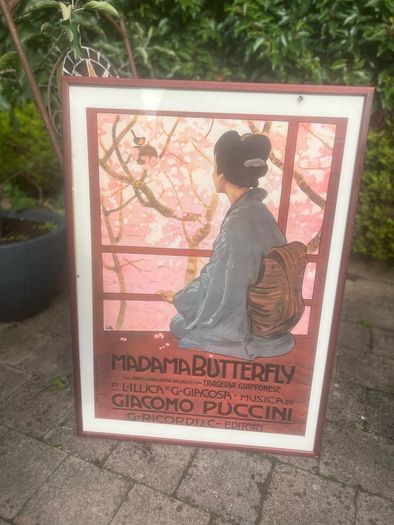 Opera posters in frames