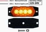 12pcs New Upgraded 12V-24V Universal LED Light