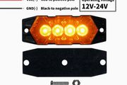 12pcs New Upgraded 12V-24V Universal LED Light
