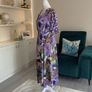 Satin Flutter Sleeve Tea Dress from Gallery Image 10