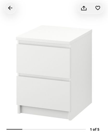 Ikea bedside locker