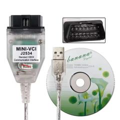 MINI VCI J2534 For Toyota TIS Techstream V18.00.008 With FTDI FT232RL mini vci OBD2 Car Diagnostic Cable Auto Scanner Tool