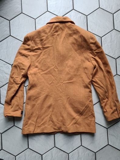 Steilmann Germany Jacket Blazer Cashmere Wool brown Size 10