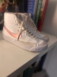 Nike Blazer 77 Mid - white and pink - size 4