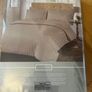 Dunnes Home Mink Luxury stripped Oxford pillowcaseduvet set and matching Oxford pillowcases BNIB Image 2