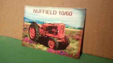 Nuffield 10/60 classic tractor tin metal sign
