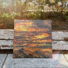 An oil painting on canvas