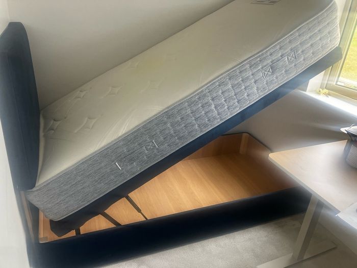 single ottoman bed