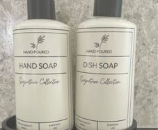 Hand soap and dish soap dispensers