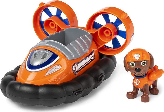 Zuma Hovercraft Vehicle with Collectible Figure, for Kids Aged 3 Years and Over
