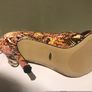 Snakeskin high heels Image 3