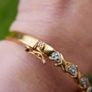 Vintage  Gold Plated Bracelet Image 5
