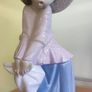 Nao By Lladro Daisa 1981 Rare, Made in Spain Girl in a Hat Figurine Gloss Image 5