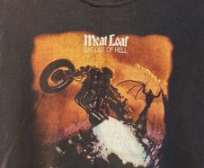 Meatloaf Bat Out Of Hell T Shirt Tour 2013