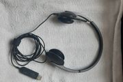 Logitech H340 Wired USB Headset Headphones, Stereo with Noise Cancelling Microphone - PC/Mac/Laptop