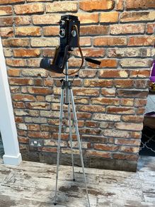vintage camera tripod