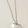 Necklace with Distressed Heart Pendant Image 2