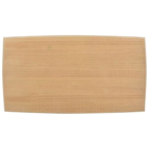 Coffee Table White and Brown 110x60x40 cm Solid Pine Wood