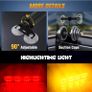 12 LED Flashing LED Light Bar, Beacon Lights, 12V Powered with Car Plug, Image 7