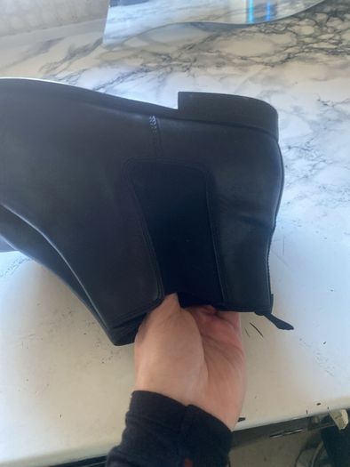 Zara leather boots