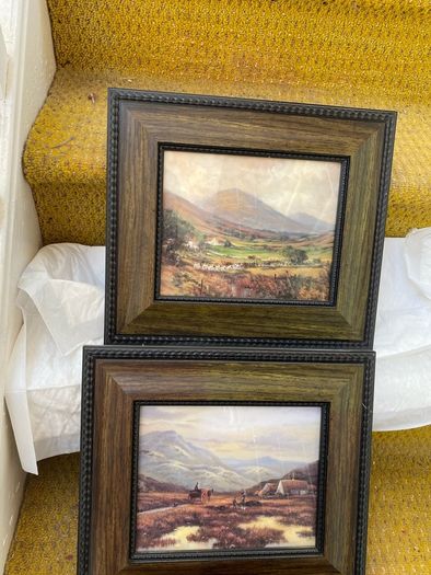 Two framed pictures