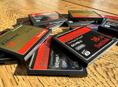 SanDisk Extreme & Extreme Pro 16GB & 32GB COMPACT FLASH Cards