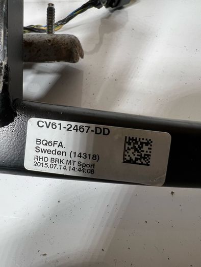 Ford Focus 2015 Mk3 St Silver Brake Pedal Cv61-2467-dd A1l2b16s.