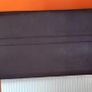 Double Bed Base with Leather Headboard. Image 3