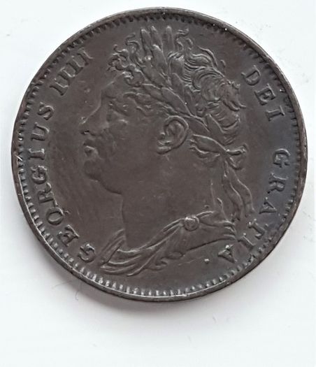 Britanniar  1822  Georgius Llll  Farthing