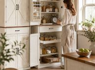 main image for ad Kitchen Pantry Storage Cabinet Country Style Tall