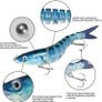 Crankbaits Set Fishing VIB Lures Kit Minnow Crankbaits Topwater Floating Lures Life-Like Swimming Swimbait for Trout Bass Perch Pike with Tackle Box 3pcs/Pack Image 9