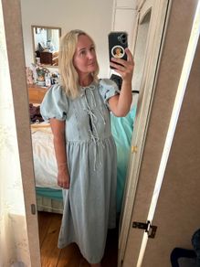 h&m denim dress