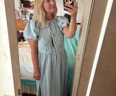 h&m denim dress