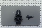 lego Star Wars sw0796 Imperial Death Trooper minifigure- Black Armor with Ammo Pouch and Grenades, Pauldron (Specialist / Commander)