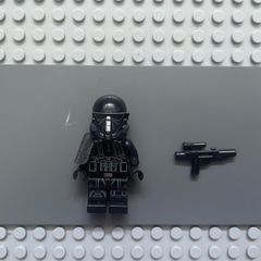 lego Star Wars sw0796 Imperial Death Trooper minifigure- Black Armor with Ammo Pouch and Grenades, Pauldron (Specialist / Commander)
