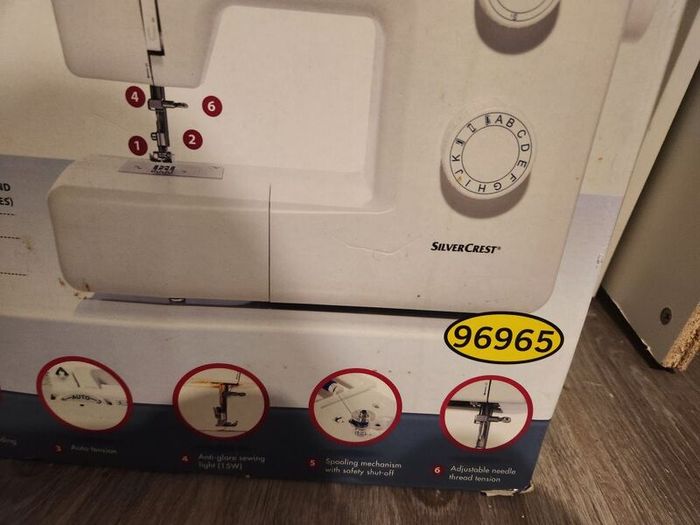 swing machine silver crest