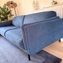 Large 3-Seater Sofa in Excellent Condition, Navy Image 3