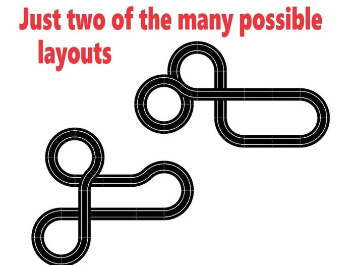 Scalextric Loops Set: Monaco Edition - Cars with Lights