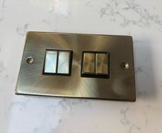 Brass / gold light switch