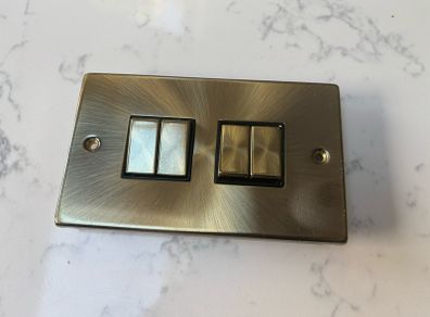 Brass / gold light switch