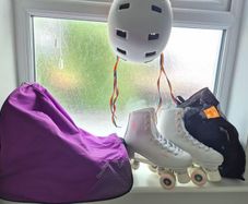 Oxelo Quad Roller Skates Complete Bundle with Bag