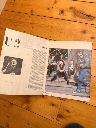 Vintage U2 magazine