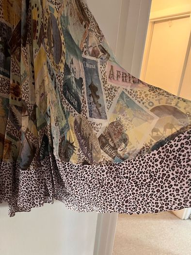 skirt silk DVF
