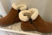Lamo Leather Fur Lined Ankle Boots