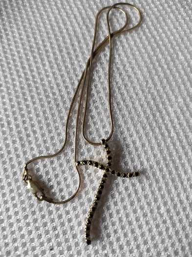 Sterling silver Cross pendant necklace