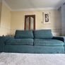 IKEA KIVIK 3 Seater Sofa Blue Teal Corduroy Image 2
