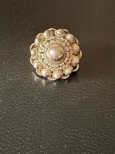 Silver brooch