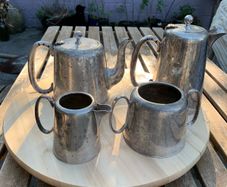 Antique 'Gresham hotel' silver lated tea set