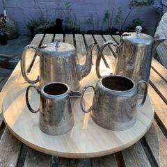 Antique 'Gresham hotel' silver lated tea set