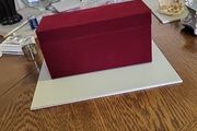 Box velvet covered